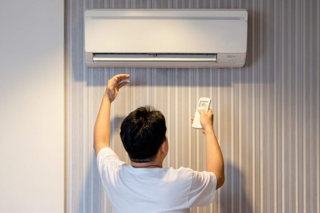 Problem with the air conditioner not producing cold air
