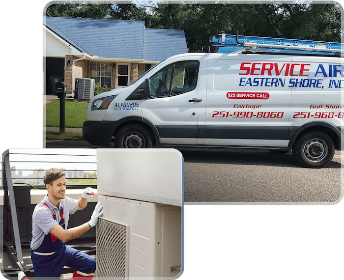 collage of various serviceaireasternshore pictures