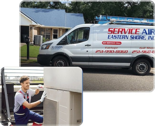 collage of various serviceaireasternshore pictures
