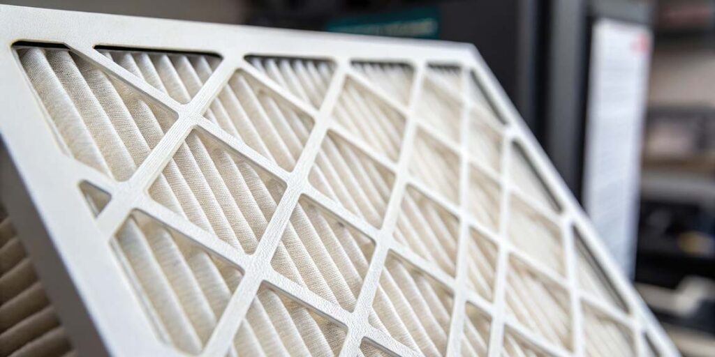 What are MERV ratings and why do they matter - closeup of HVAC filter